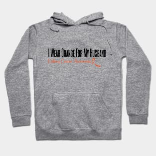 I Wear Orange For My Husband Kidney Cancer Awareness perfect quotes Hoodie